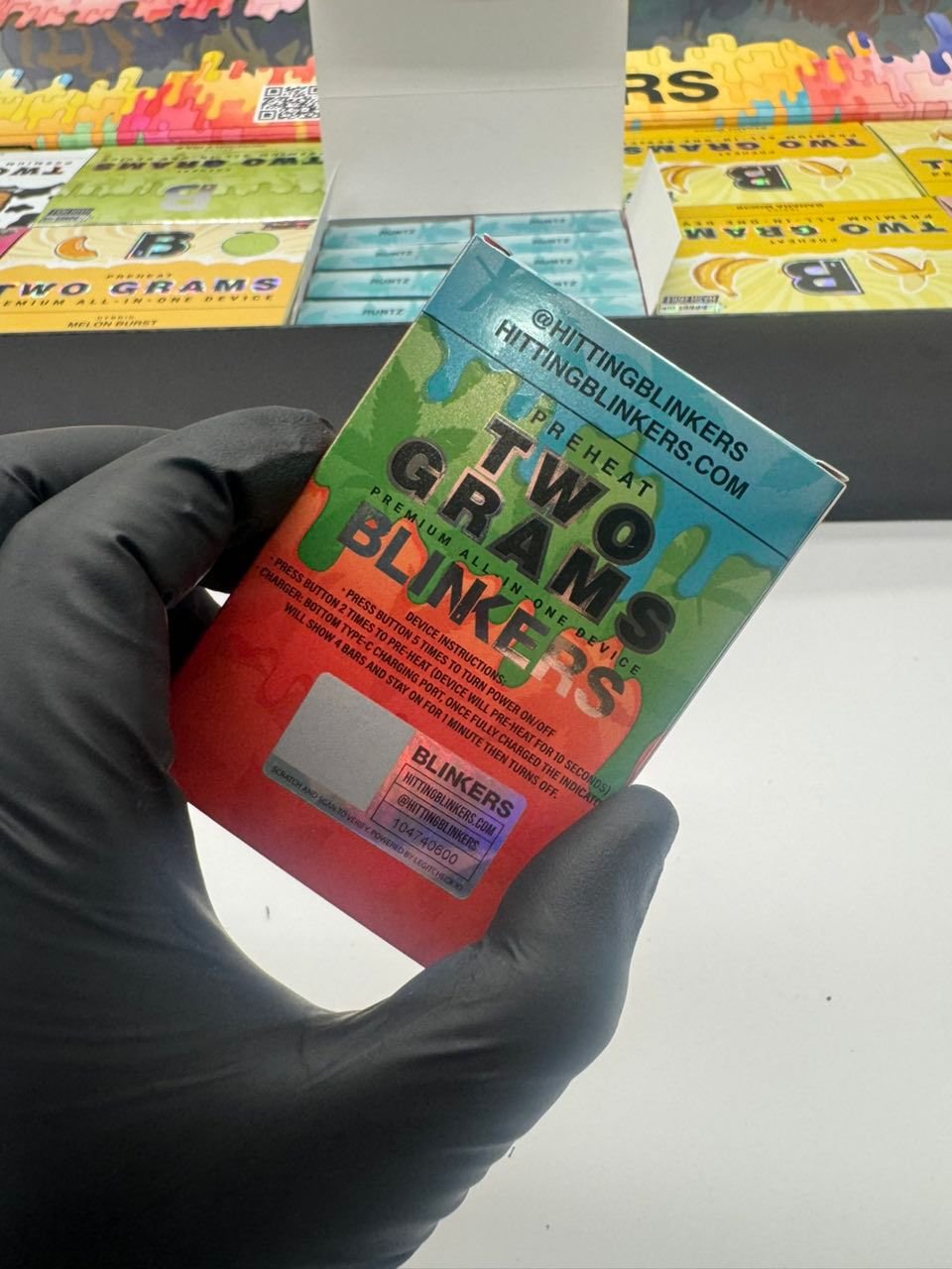 Blinkers Disposable 2G With Hash Hole Blinkers Disposable 2G With Hash Hole