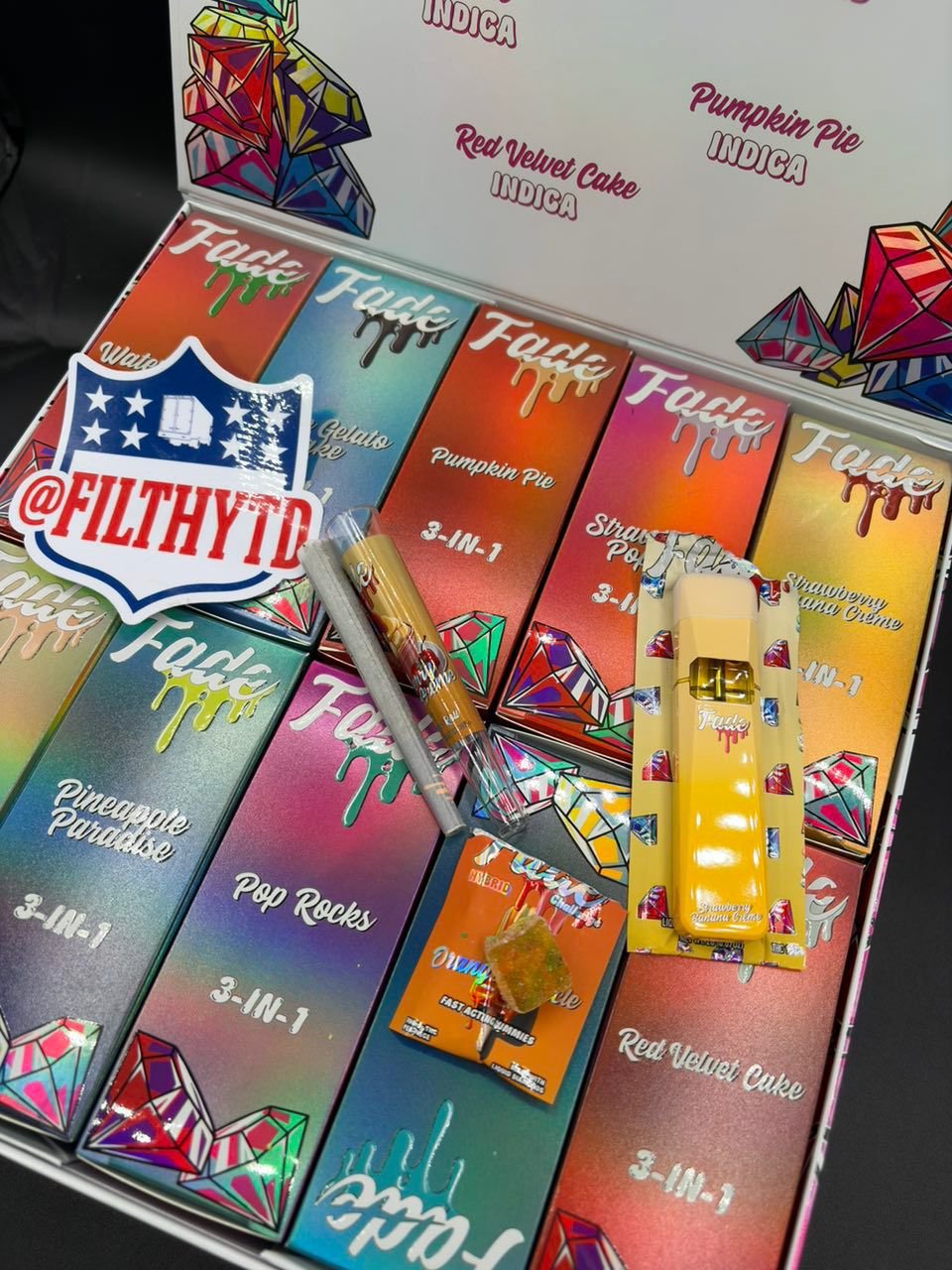 Fade 2G Disposable V2 3 in 1 Pack In a market crowded with disposable vapes, the Fade 2G Disposable V2 3 in 1 Pack stands out for its premium quality, flavorful experience, and unparalleled convenience. With three ready-to-use devices in one pack, 2 grams of high-quality extract per device, and smooth, consistent hits, it is a versatile choice for any vaper. Compact, portable, and easy to use, the Fade 2G Disposable V2 3 in 1 Pack offers the perfect combination of convenience, taste, and reliability.