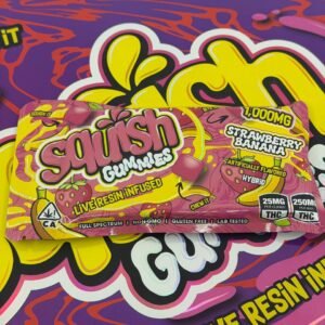 Squish Gummies Live Resin Infused 1000MG THC