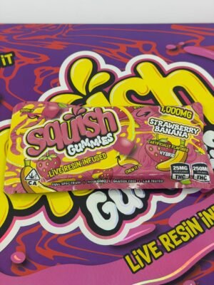Squish Gummies Live Resin Infused 1000MG THC