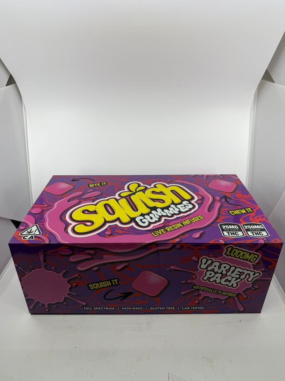 Squish Gummies Live Resin Infused 1000MG THC